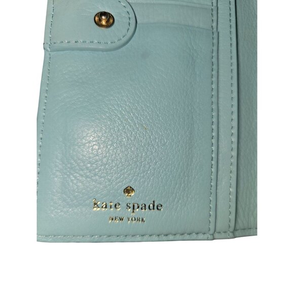 Kate Spade New York Women's Leroy Street Stacy Mint Green Slim Wallet - Picture 4 of 4